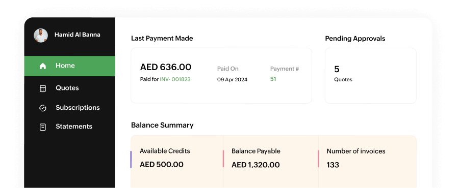 Zoho Billing - Customer Portal Customer self-service portal | Zoho Billing
