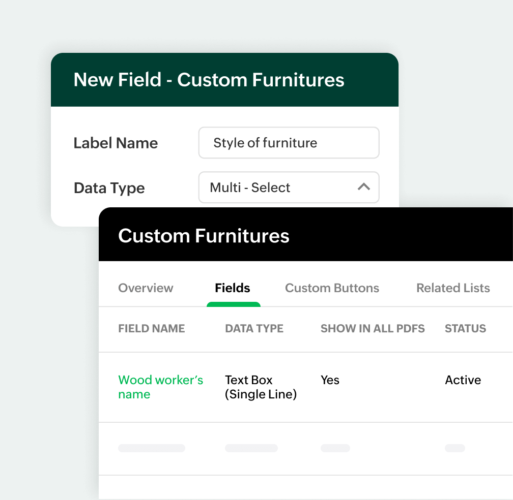 Collect required information with custom fields | Zoho Billing