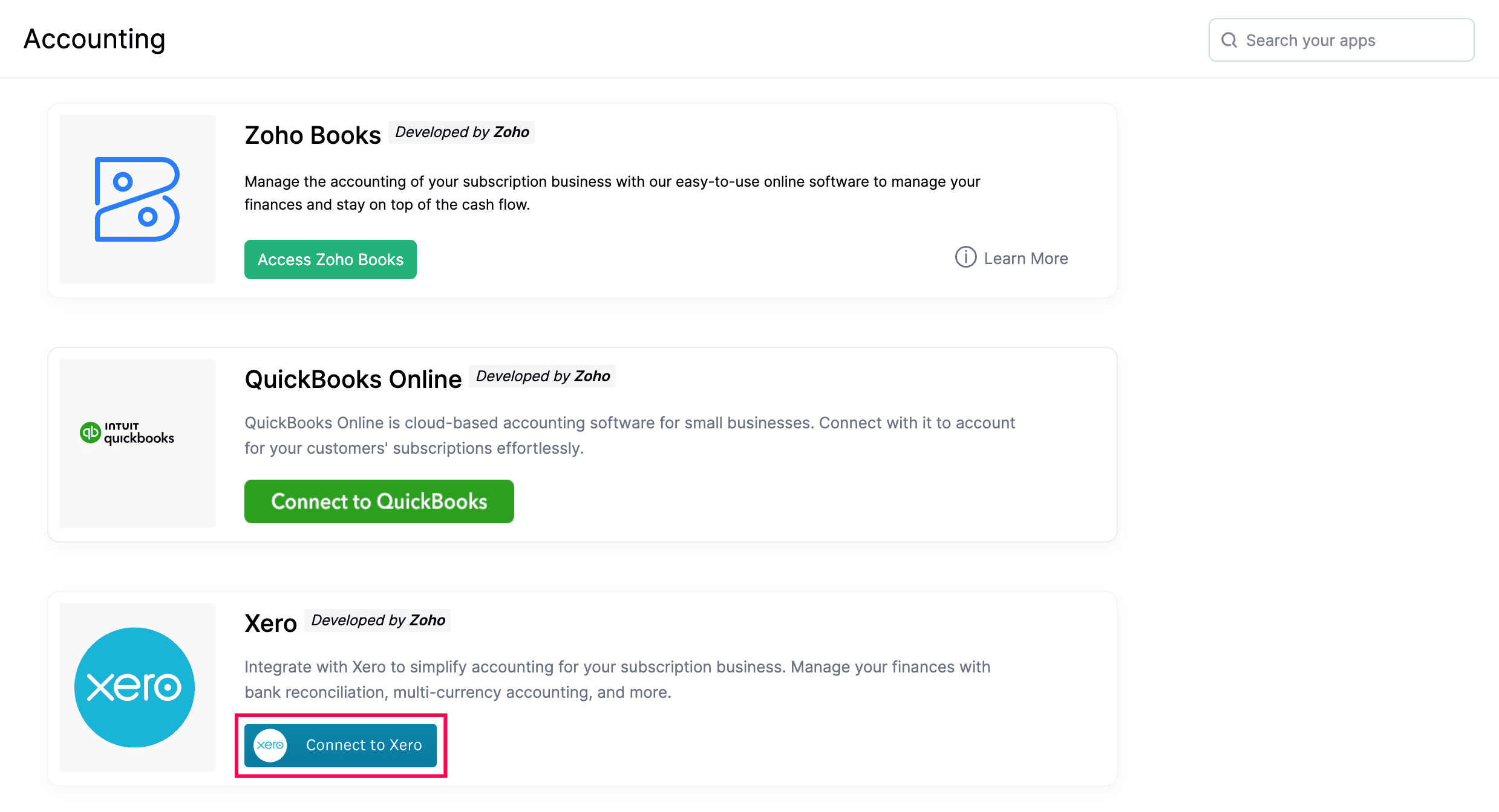 Connect To Xero