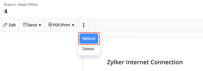Refund Payments