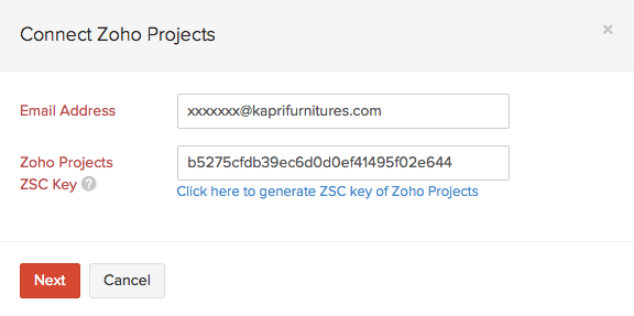 ZSC Key Zoho Books