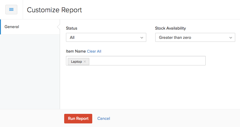 Customize Report