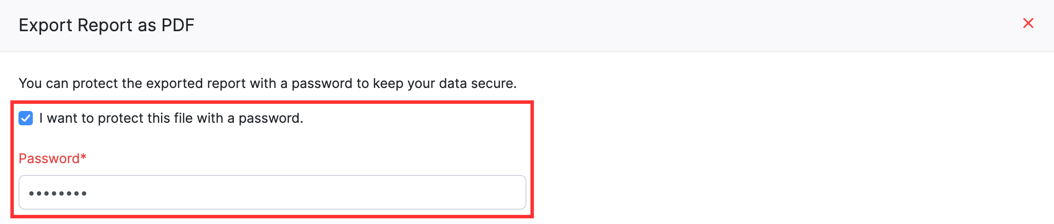 Enter password