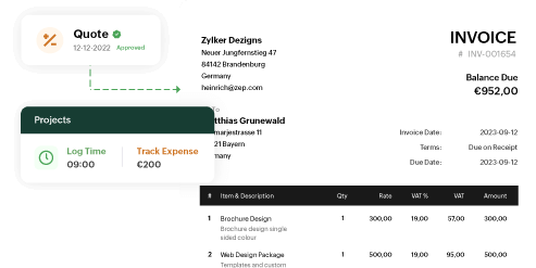 Zoho Billing - Billing Process Create e-invoices and charge for your projects with billable hours and expenses | Zoho Billing