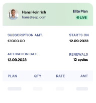 Customer Plan | Zoho Billing