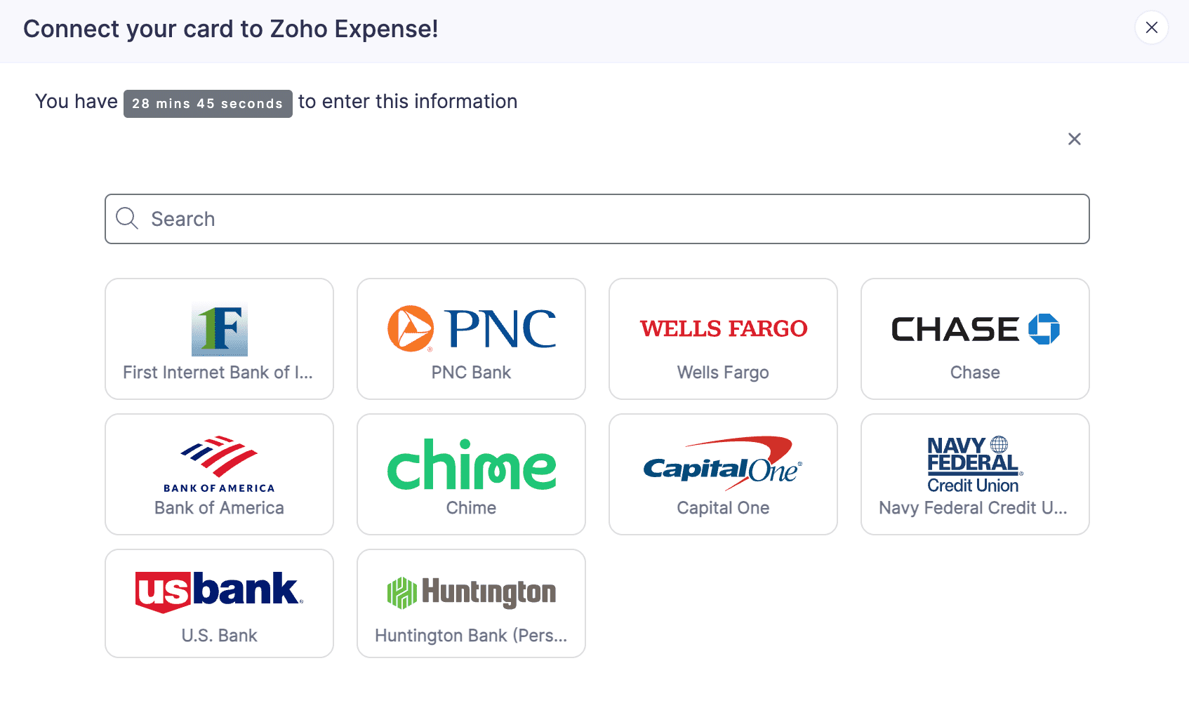 Search Bank Now
