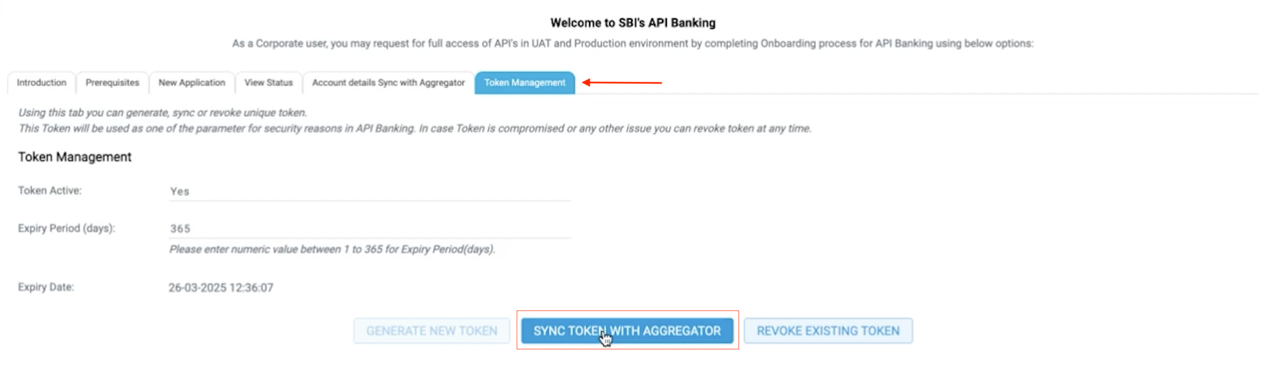 Generate Integration Token