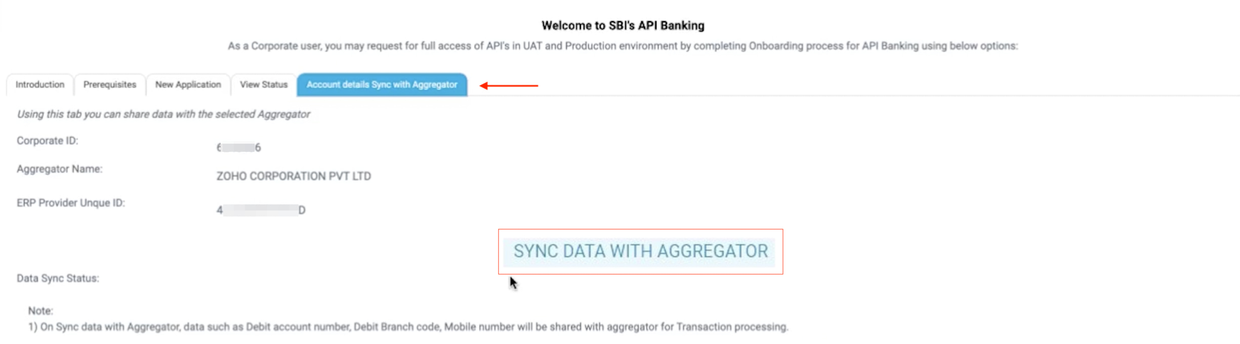 Sync Account Details