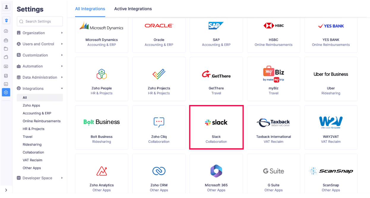 Slack Integrations