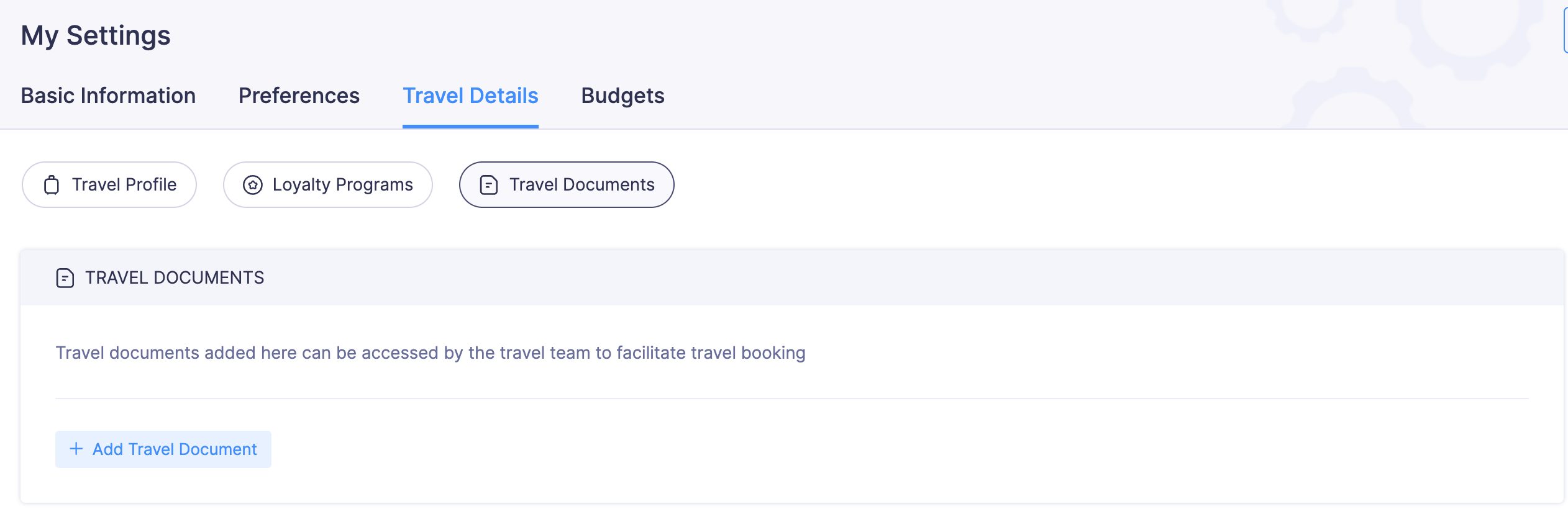 Travel Documents
