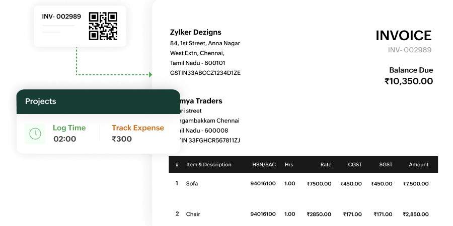 Zoho Billing - Billing Process Create e-invoices and charge for your projects with billable hours and expenses | Zoho Billing