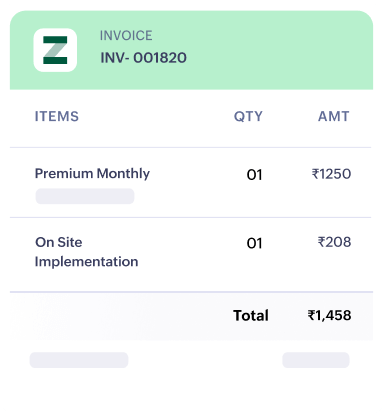 Invoice Status | Zoho Billing