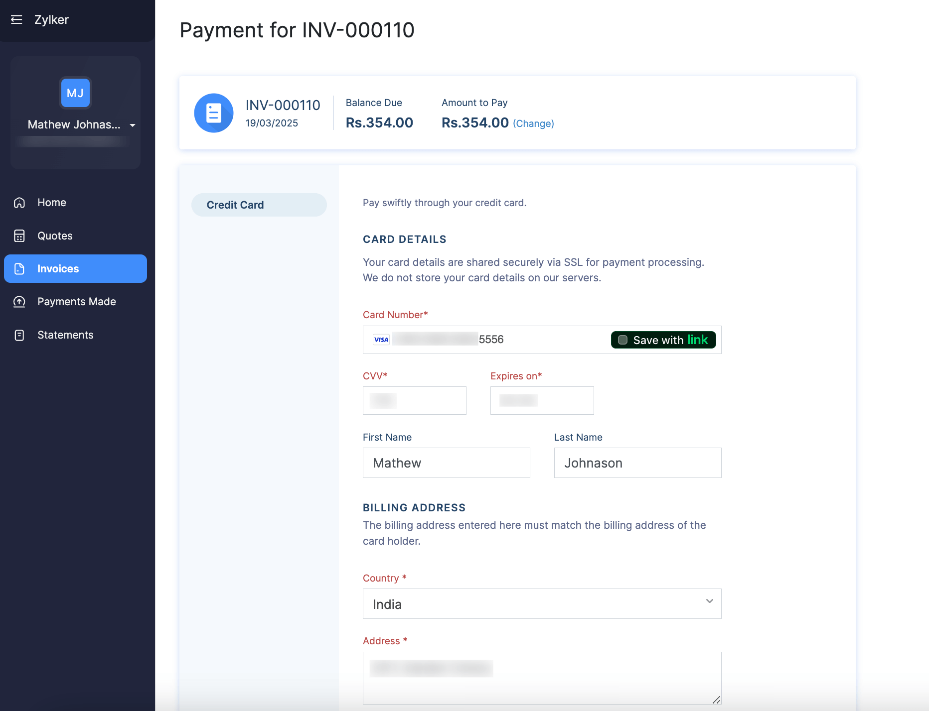 Make Payments
