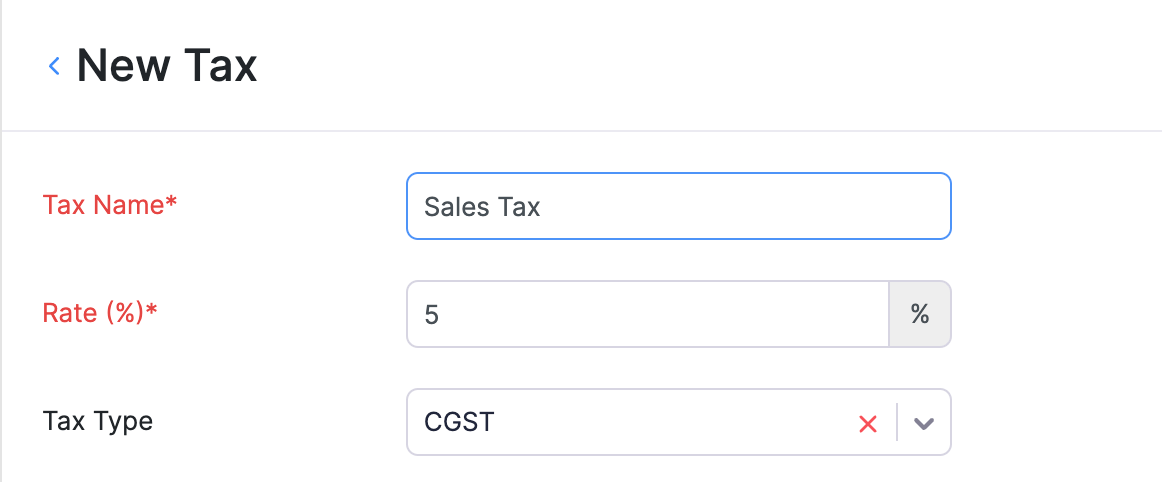New tax