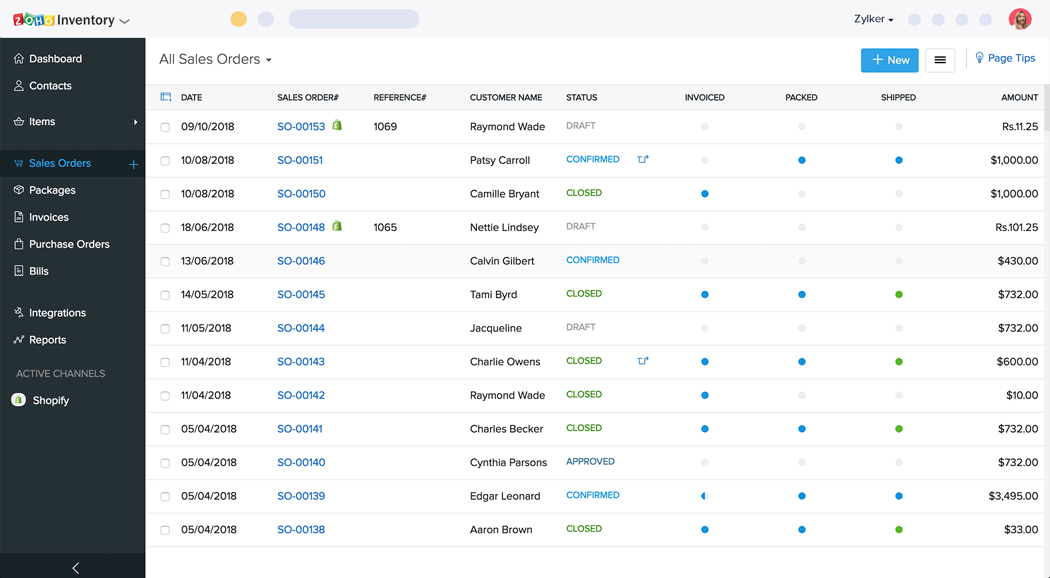 Multichannel Sales | Ecommerce Inventory Software - Zoho Inventory