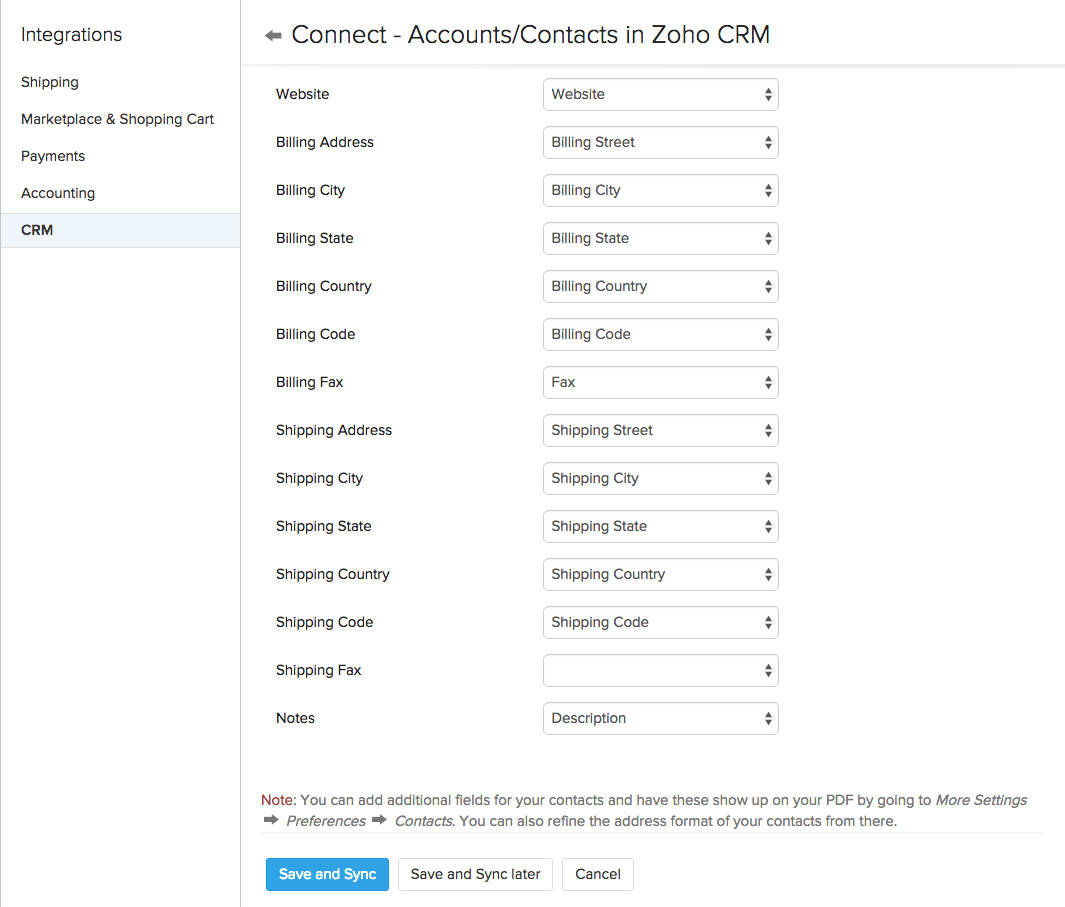 configuring accounts - bottom