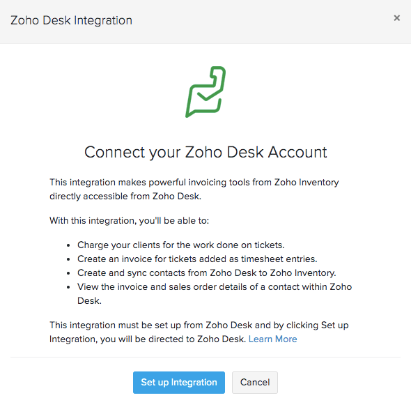 Set up Zoho Desk