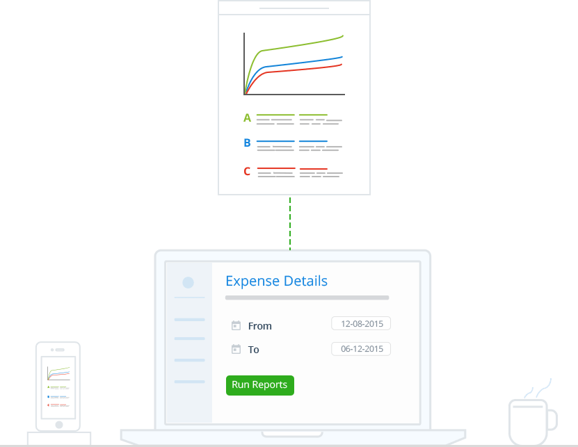 Run Reports on Expense. Expense Monitor - Zoho Invoice