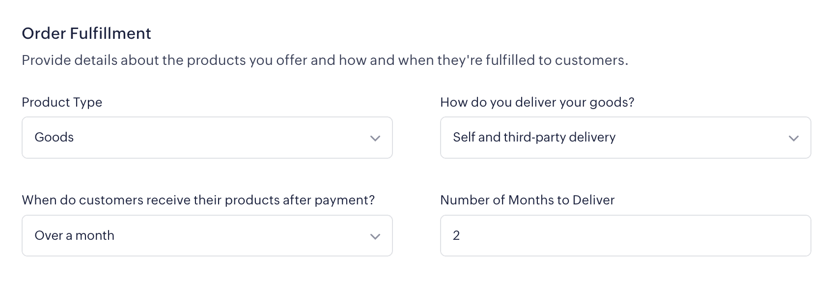 Order Fulfillment