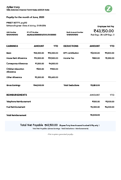 payslip